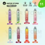 VAPOR STORM 風暴辣妹7500口拋棄式可充電電子煙
