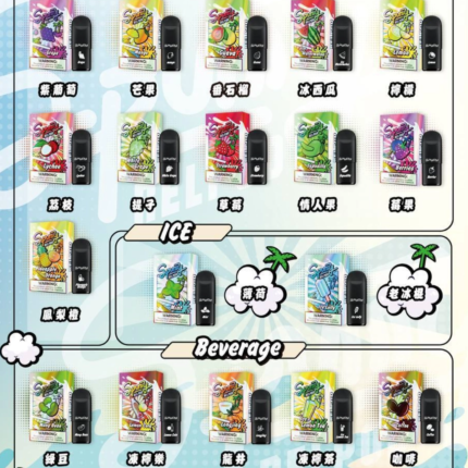 SPUMY冰熊5代煙彈/3%尼古丁濃度/多種口味可選 | 3顆裝