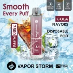 VAPOR STORM 風暴辣妹7500口拋棄式可充電電子煙 1 | 正品保證 快速發貨